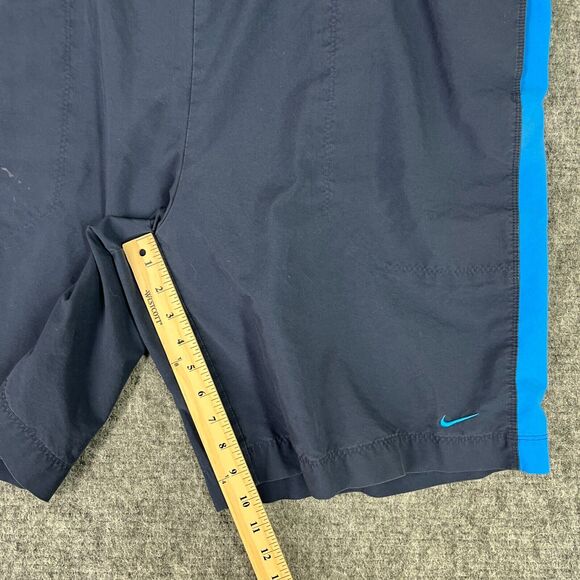 Nike Shorts Mens XXL Blue Vintage Swim‎ Trunks Swimwear Beach Lined Drawstring - Picture 5 of 10